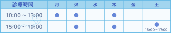 診療時間表